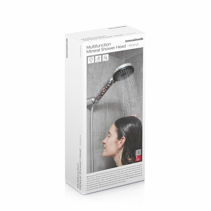 Inde Alcachofa de Ducha de Alta Presión con Filtro, 12 x 4 x 29 cm (12 Unidades)