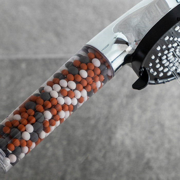 Inde Alcachofa de Ducha de Alta Presión con Filtro, 12 x 4 x 29 cm (12 Unidades)