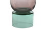 DKD Home Decor Jarrón de Cristal Bicolor 15x15x32 cm