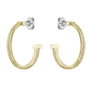 Boss Pendientes Dorados de Acero Inoxidable