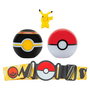 Jazwares Cinturon Pokemon Clip 'n' Go con Capacidad para 6 Pokeballs, Incluye 2 Pokeball y 1 Figura - Modelos Surtidos