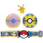 Jazwares Cinturon Pokemon Clip 'n' Go con Capacidad para 6 Pokeballs, Incluye 2 Pokeball y 1 Figura - Modelos Surtidos