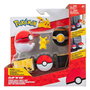 Jazwares Cinturon Pokemon Clip 'n' Go con Capacidad para 6 Pokeballs, Incluye 2 Pokeball y 1 Figura - Modelos Surtidos