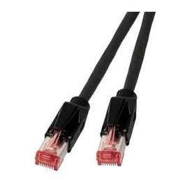 EFB Elektronik Patchkabel Cat.6A S/FTP RJ45 0,25m Negro