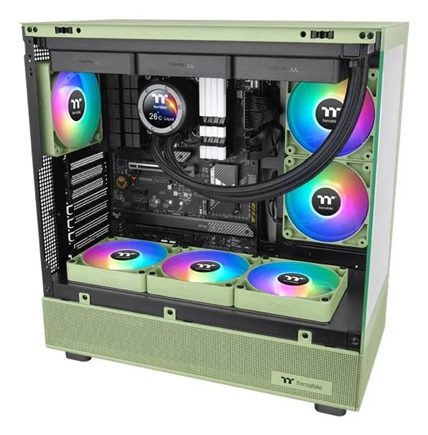 Thermaltake Matcha Green CT120 ARGB 12 cm, Pack de 2