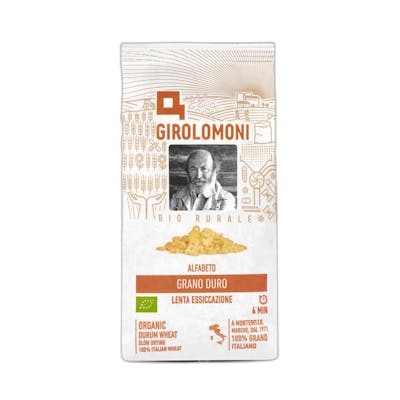 GIROLOMONI Letras de Trigo Bio 500 g GIROLOMONI Letras de Trigo Bio 500 g