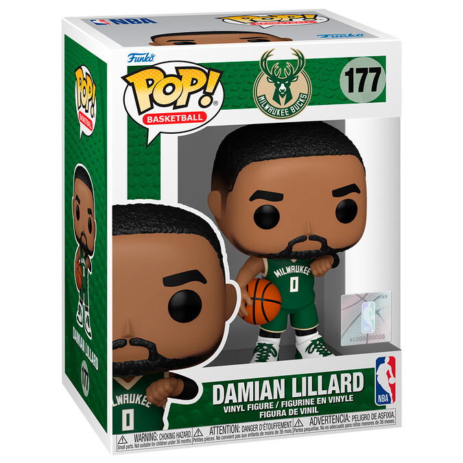 FUNKO Figura POP NBA Milwukee Buck Damian Lillard FUNKO Figura POP NBA Milwukee Buck Damian Lillard
