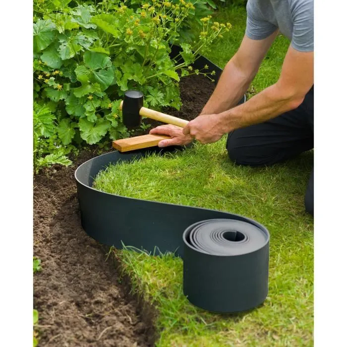 Nature Borde de jardín Negro - 15 cm x 10 m Nature Borde de jardín Negro - 15 cm x 10 m