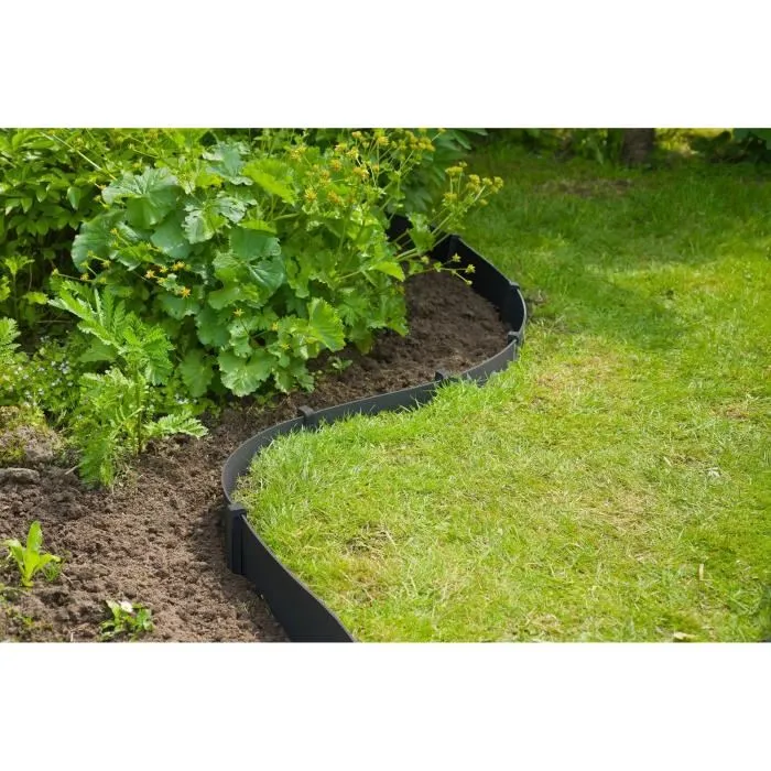 Nature Borde de jardín Negro - 15 cm x 10 m Nature Borde de jardín Negro - 15 cm x 10 m