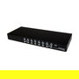 StarTech Conmutador Switch KVM Rackmontaje 16 Puertos 1U USB VGA con OSD y Cables, Resolución 1920x1440, Negro - 16-fach Rackmount KVM Umschalter