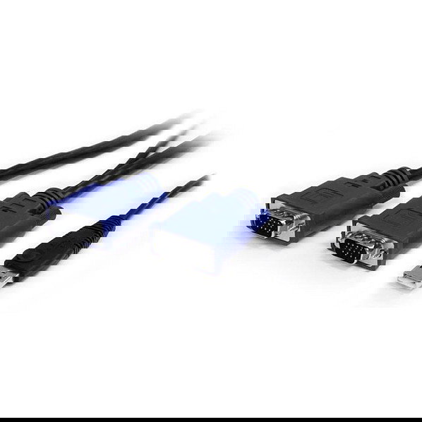 StarTech Conmutador Switch KVM Rackmontaje 16 Puertos 1U USB VGA con OSD y Cables, Resolución 1920x1440, Negro - 16-fach Rackmount KVM Umschalter