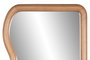 DKD Home Decor Espejo de Pino y Cristal Abstracto Natural 46x158 cm