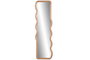 DKD Home Decor Espejo de Pino y Cristal Abstracto Natural 46x158 cm