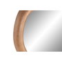 DKD Home Decor Espejo de Pino y Cristal Abstracto Natural 46x158 cm