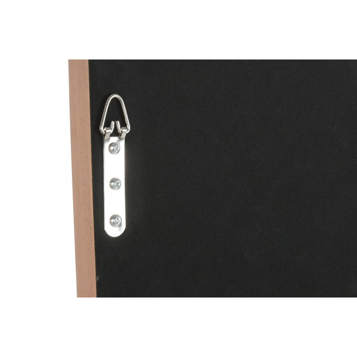 DKD Home Decor Espejo de Pino y Cristal Abstracto Natural 46x158 cm
