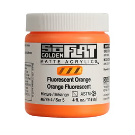Golden SoFlat Naranja Fluorescente 118 ml
