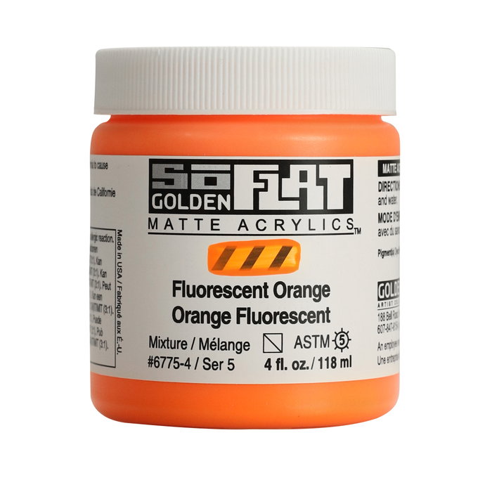 Golden SoFlat Naranja Fluorescente 118 ml Golden SoFlat Naranja Fluorescente 118 ml