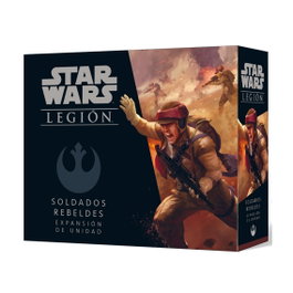 Asmodee Star Wars Legión: Soldados Rebeldes - Pack de Expansión, Juego de Mesa Miniaturas, 7 Figuras, Fantasy Flight Games, Español