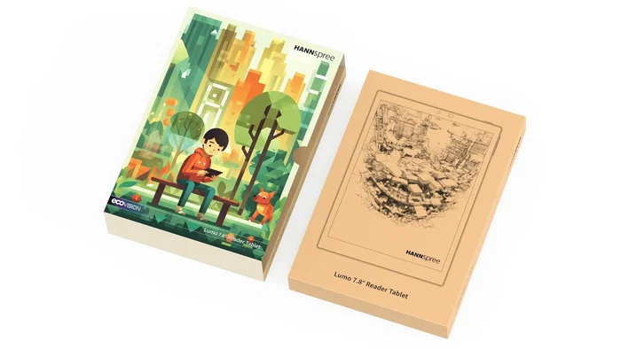 Hannspree Tablet Hannspree Lumo 7.8 Reader Android 64 GB 19,8 cm (7.8") Negro, Pantalla 1024x768, 8 núcleos, Bluetooth 5.0, 3000 mAh