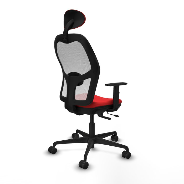 PIQUERAS Y CRESPO Silla de oficina Jorquera Rojo y Blanco