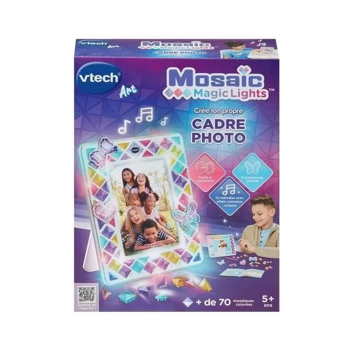 Vtech Luces Mágicas de Mosaico Marco de Fotos Multicolor Francés VTE3417765851056 Vtech Luces Mágicas de Mosaico Marco de Fotos Multicolor Francés VTE3417765851056