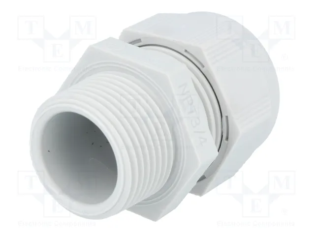 HELU Sello aislante HELUTOP HT-NPT NPT3/4 de poliamida gris
