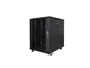 Lanberg FF01-6815-12B Armario Rack 15U Independiente con Puerta de Vidrio, Capacidad 800 kg, 19" Ancho 600mm Profundidad 800mm, Negro