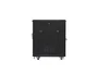 Lanberg FF01-6815-12B Armario Rack 15U Independiente con Puerta de Vidrio, Capacidad 800 kg, 19" Ancho 600mm Profundidad 800mm, Negro