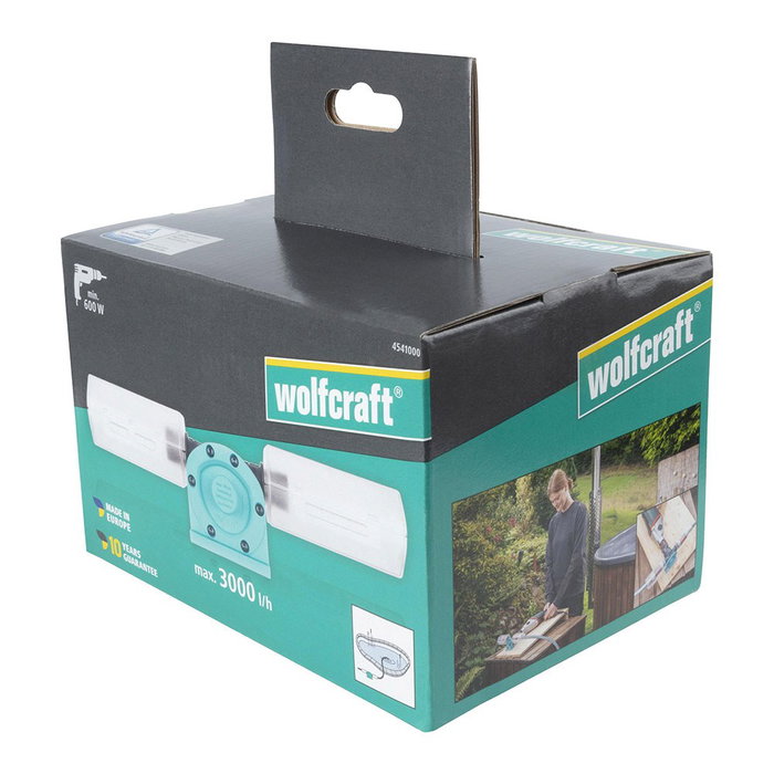 Wolfcraft Bomba para Taladro Pro - Bomba de Agua 3000 l/h, Autoaspiración hasta 3 m, Altura 30 m, Conexión G 3/4, para Taladros de +600 W, Certificación TÜV Wolfcraft Bomba para Taladro Pro - Bomba de Agua 3000 l/h, Autoaspiración hasta 3 m, Altura 30 m, Conexión G 3/4, para Taladros de +600 W, Certificación TÜV