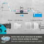 Wolfcraft Bomba para Taladro Pro - Bomba de Agua 3000 l/h, Autoaspiración hasta 3 m, Altura 30 m, Conexión G 3/4, para Taladros de +600 W, Certificación TÜV