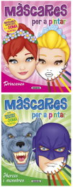 SUSAETA EDICIONES Máscaras para pintar surtido