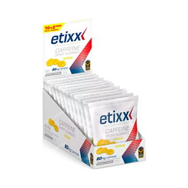 Etixx Sport Gummies Cafeina Citrus 12Uds Caramelos Deportivos con Carbohidratos y Cafeína