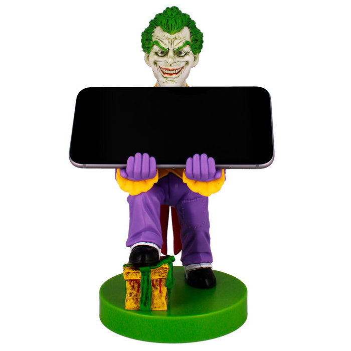 Cable Guy Soporte Sujeción Figura Joker DC Comics 20cm para Mandos y Smartphones Cable Guy Soporte Sujeción Figura Joker DC Comics 20cm para Mandos y Smartphones