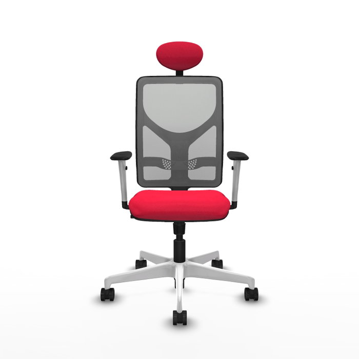 PIQUERAS Y CRESPO Silla de oficina Motilla con mecanismo Sincro Rojo/Gris PIQUERAS Y CRESPO Silla de oficina Motilla con mecanismo Sincro Rojo/Gris