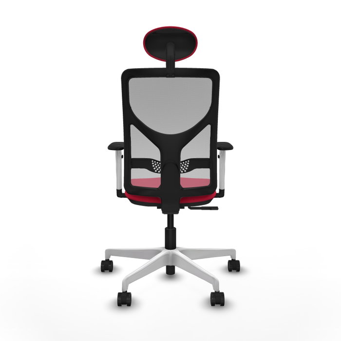 PIQUERAS Y CRESPO Silla de oficina Motilla con mecanismo Sincro Rojo/Gris PIQUERAS Y CRESPO Silla de oficina Motilla con mecanismo Sincro Rojo/Gris