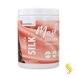 Diamond Girl Silk Shine Mascarilla Tratamiento Brillo Sedoso Suavidad Extrema Cabello Apagado Seco Encrespado 1000 ml