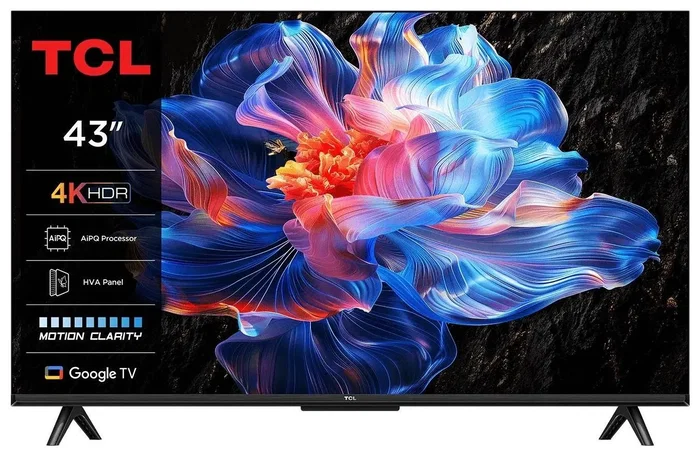 TCL 43V6C Smart TV 43" LED 4K UHD DVB-T2/C/S2 WiFi Bluetooth HDMI USB 60Hz TCL 43V6C Smart TV 43" LED 4K UHD DVB-T2/C/S2 WiFi Bluetooth HDMI USB 60Hz