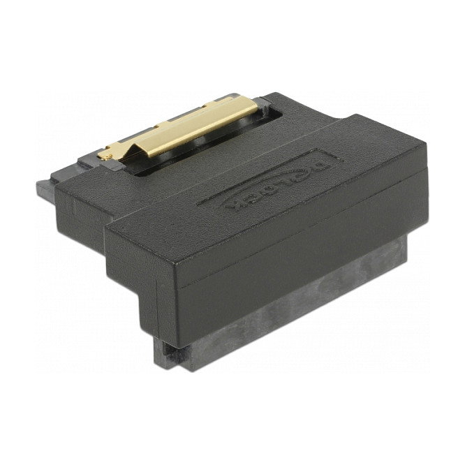 DeLOCK 63943 Adaptador SATA 22 pin con función de enclavamiento, angulado hacia abajo