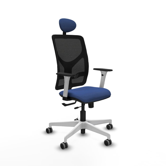 PIQUERAS Y CRESPO Silla de oficina Motilla con mecanismo Sincro/Traslack Azul marino y Negro PIQUERAS Y CRESPO Silla de oficina Motilla con mecanismo Sincro/Traslack Azul marino y Negro