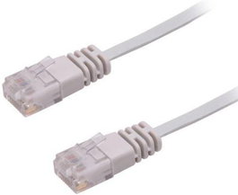 MicroConnect Cable de Red CAT6 U/UTP Plano 3m Gris