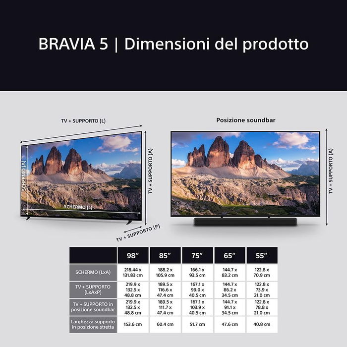 Smart TV Sony K98XR55BP