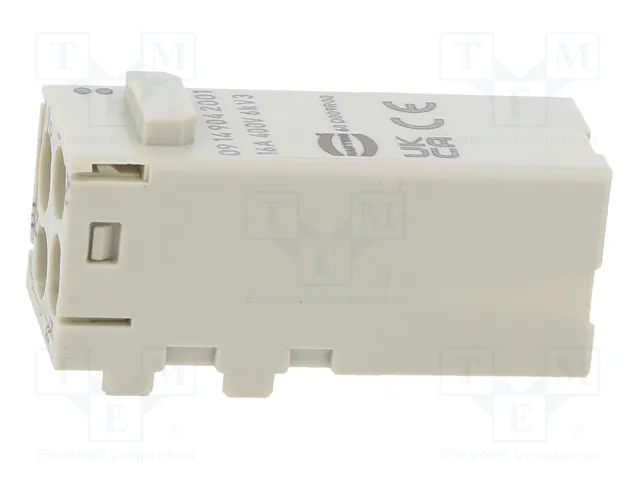 HARTING Módulo de conector macho Han-Modular® Domino Han E® de 4 pines HARTING Módulo de conector macho Han-Modular® Domino Han E® de 4 pines
