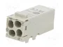 HARTING Módulo de conector macho Han-Modular® Domino Han E® de 4 pines
