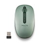 NGS Fog Dual Green Ratón Ergonómico Inalámbrico Silencioso