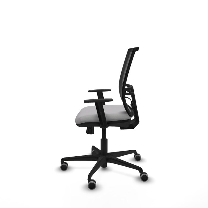 PIQUERAS Y CRESPO Silla de oficina Yunquera Gris claro/Negro PIQUERAS Y CRESPO Silla de oficina Yunquera Gris claro/Negro