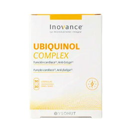 INOVANCE Ubiquinol Complex 30 Cápsulas - Complemento Alimenticio Cardiovascular, Antioxidante y Energético