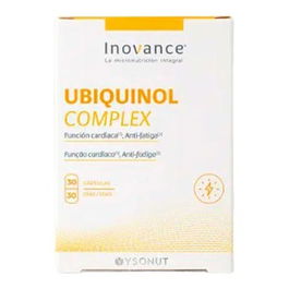 INOVANCE Ubiquinol Complex 30 Cápsulas - Complemento Alimenticio Cardiovascular, Antioxidante y Energético