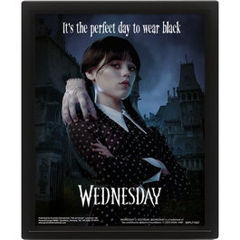 Wednesday Enmarcado Póster Efecto 3D Perfect Day 26 x 20 cm&nbsp;