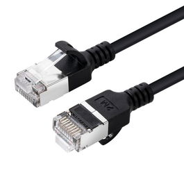 MicroConnect Cable de Red CAT6A U-FTP Slim LSZH 1m Negro
