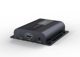 Vivolink Transmisor VLHDMIEXT1-TV2 HDMI sobre IP, Extensor de Video/Audio/IR 1080P 60Hz hasta 120m por Cable de Red, para Pantallas Informativas, 1:253